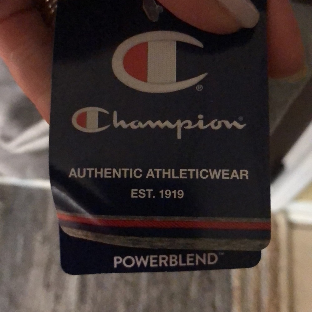 New men’s champion grey hoodie size 2xl - Picture 3 of 5